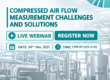 Compressed air flow meter in India