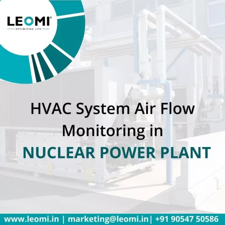 Airflow monitoring in nuclear power plant