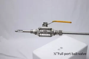 ½”Full-port-ball-valve airflow meter in india