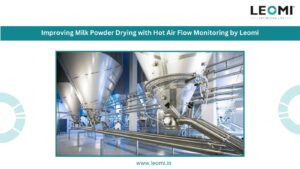 Leomi's air flow meters ensuring consistent quality in milk powder production