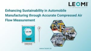 Compressed air flow measurement in automotive manufacturing using thermal mass flow meters to improve energy efficiency and sustainability