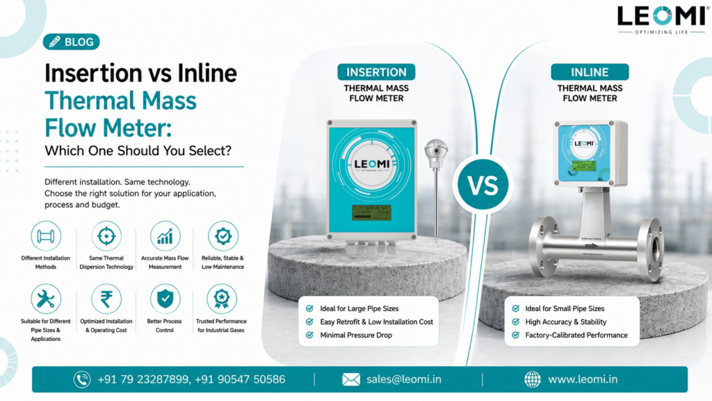 Leomi Thermal Mass Flow Meter